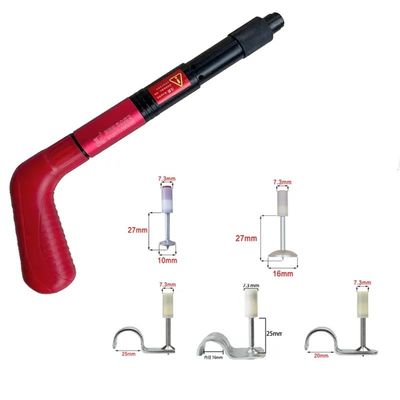 Δυνατό τοίχωμα σκυροδέματος Nail Gun με βελτιωμένο σχεδιασμό μικρού κεφαλιού και χειροκίνητη πηγή ενέργειας