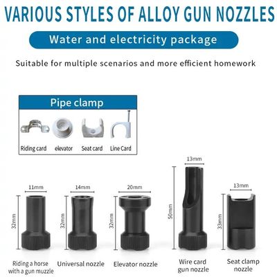 450*170*120mm Lithium Battery Gun Nailer για καρφιά από χάλυβα χωρίς κυψέλες καυσίμου