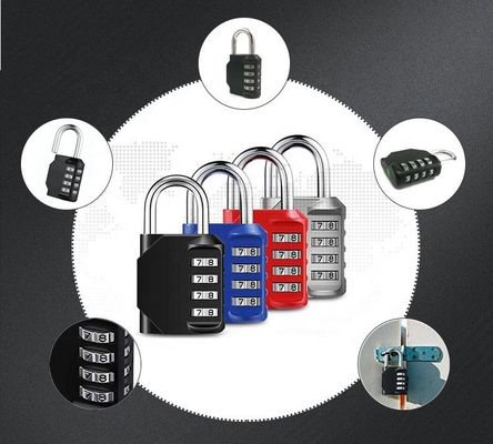 80*43*20mm Ζινκ Alloy Multi-Roll Resetable Combination Lock με προσαρμοσμένη υποστήριξη