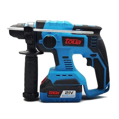 Ελαφρύς 21V Brushless ηλεκτρική δύναμη σφυρί τρυπάνι με 2pcs 4.0Ah μπαταρία λιθίου