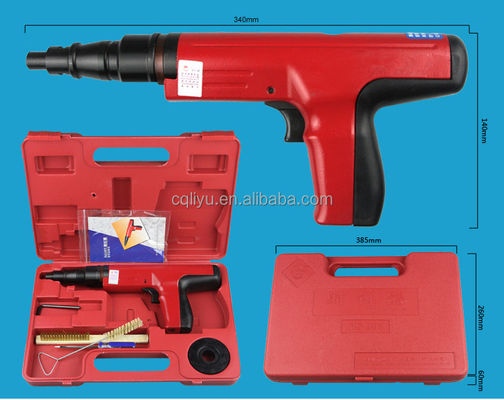 NS301 ημιαυτόματη σκόνη ενεργοποιημένο Nail Gun Kit Χάλυβα κατασκευή για 3 1/2in καρφιά
