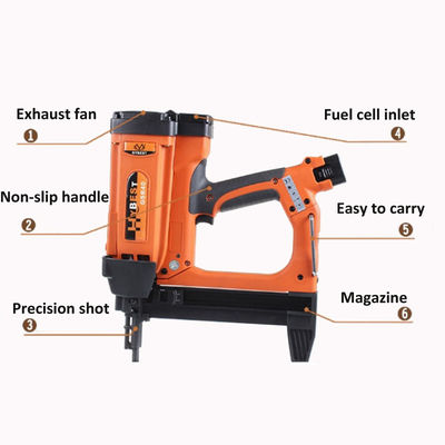 30-Nail Magazine Capacity Gas Concrete Nailer GSR40 Ιδανικό για έργα κατασκευής