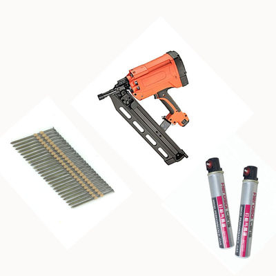 2in Min μήκος καρφί GFN2190A Li-ion Cordless Framing ξύλινο καρφί 1500 καρφιά καυσίμων κυττάρου ραβδί