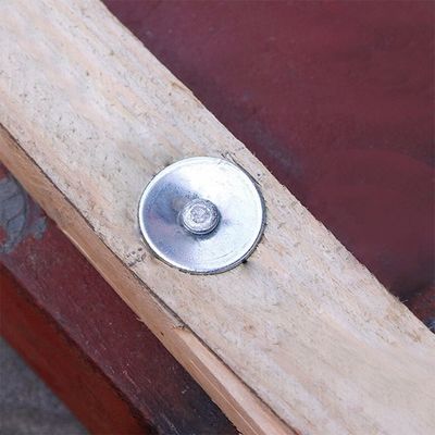 Ζυγισμένο 1-1 / 2 ίντσες. / 38mm Drive Pin με πλυντήριο 100-Pack Point Cut Point Sharp Point