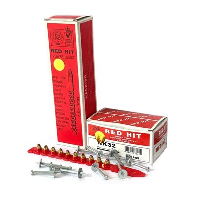 Σιδηρουργικά καρφιά RED HIT 6.8*11 Φορτία ισχύος και καρφίτσες κίνησης NK32 με επίπεδο στυλ κεφαλιού
