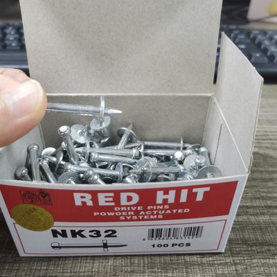 3.7mm Shake Dia. Μεταλλικό πλυντήριο Dia. 12mm Beton Shooting Nail Cartridge για Nail Gun
