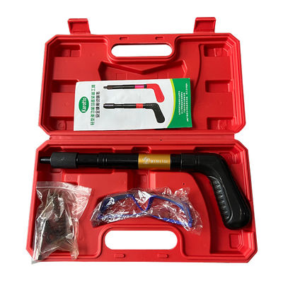 Κόκκινο Mini Cannon Nailer Handheld ισχυρό σκυρόδεμα Nail Gun για γρήγορη κατασκευή τοίχου