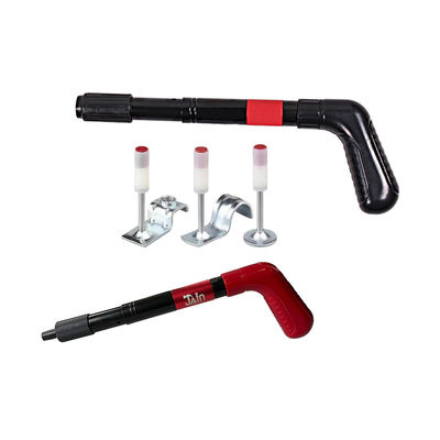 Κόκκινο Mini Cannon Nailer Handheld ισχυρό σκυρόδεμα Nail Gun για γρήγορη κατασκευή τοίχου