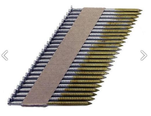 2 " 3-1/2 " ISO Standard Framing Nails 34 βαθμούς με ηλεκτροσυσταθείσα