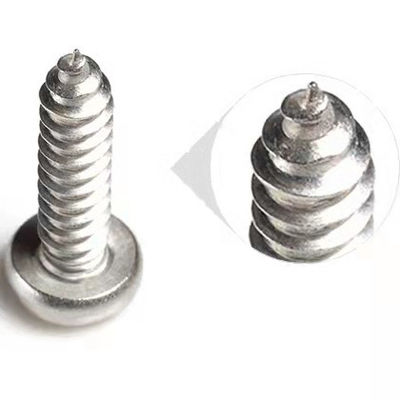Στροφές αυτοτρύπανσης ISO Standard Pan Head σε ανοξείδωτο χάλυβα 304 με οδηγό Phillips