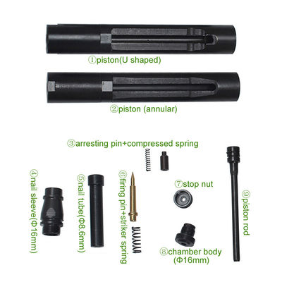 335mm Black Nail Gun και αξεσουάρ για χαμηλής ταχύτητας έμμεσες βρόγχες που κινούνται με καρφιά