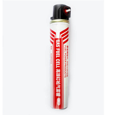 Ονομαστική χωρητικότητα 40g/80ml Κυττάρα καυσίμου αερίου για το πλαίσιο Nail Gun μήκος/διάμετρος 31,5/165mm