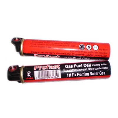 1000 σφαίρες Qty προπάνιο Nailer Gas Fuel Cell με 38g/75ml χωρητικότητα και προσαρμοσμένο σχεδιασμό