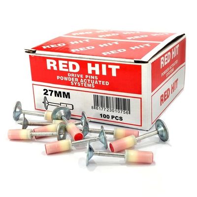 Μεταλλικό πλυντήριο διαμέτρου. 15.6mm 27mm Μίνι καρφίτσες οροφής για ταχεία συσκευή στερεοποίησης τοίχων σκυροδέματος