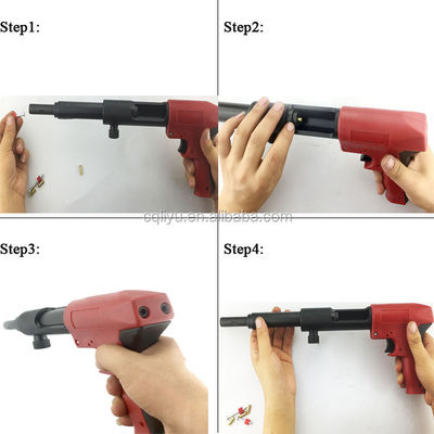 Χαμηλή ταχύτητα Caliber22 S5 Power Load Cartridge Gun Drive Pin Nail Gun 307