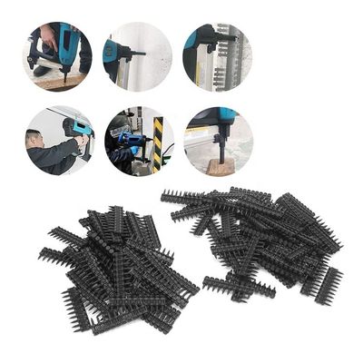 Μαύρο φινίρισμα ISO Standard Carbon Steel Flat Gas Drive Pins για κατασκευές κτιρίων Smooth Shank Type 6.3MM