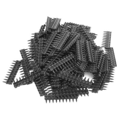 Μαύρο φινίρισμα ISO Standard Carbon Steel Flat Gas Drive Pins για κατασκευές κτιρίων Smooth Shank Type 6.3MM