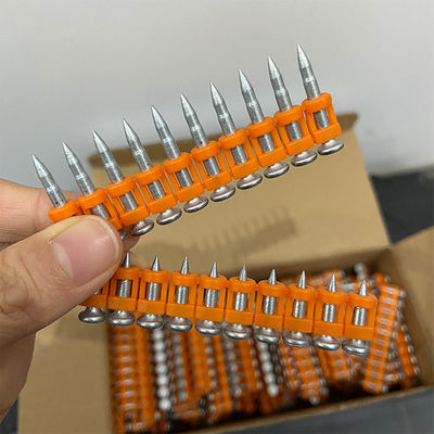 6.3mm Διαμέτρου κεφαλιού 19mm 22mm Συγκεντρωμένα καρφιά από σκυρόδεμα για το κτίριο και την κατασκευή