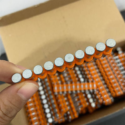 6.3mm Διαμέτρου κεφαλιού 19mm 22mm Συγκεντρωμένα καρφιά από σκυρόδεμα για το κτίριο και την κατασκευή