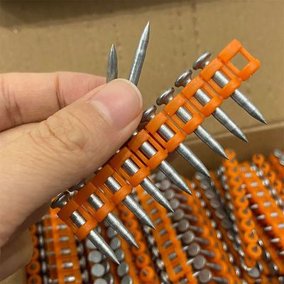 6.3mm Διαμέτρου κεφαλιού 19mm 22mm Συγκεντρωμένα καρφιά από σκυρόδεμα για το κτίριο και την κατασκευή