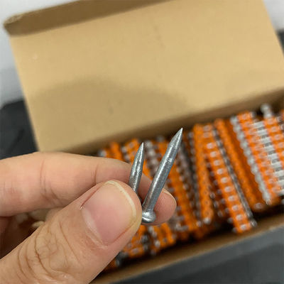 6.3mm Διαμέτρου κεφαλιού 19mm 22mm Συγκεντρωμένα καρφιά από σκυρόδεμα για το κτίριο και την κατασκευή