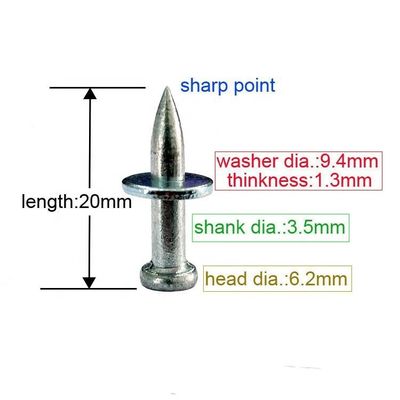 20 mm χειροκίνητη κίνηση Pin Hammer Nail για κατασκευές και DIY έργα σε τσιμεντοπετράδια