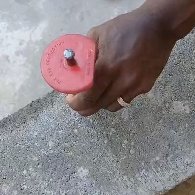Μεταλλικό πλυντήριο 9.5mm 3/4 'Τραμβάκι καρφιά 19mm για TT Market Διαμέτρου κεφαλιού 3.7mm