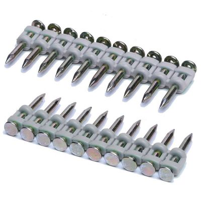 Προσαρμοσμένο χρώμα Smooth Shank Gas Concrete Pin Collated Nails για ανθεκτική κατασκευή