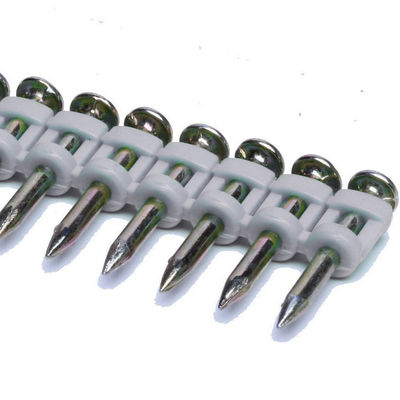 Προσαρμοσμένο χρώμα Smooth Shank Gas Concrete Pin Collated Nails για ανθεκτική κατασκευή
