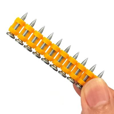 Ανθεκτικό ατσάλι 19mm Gas Nail για TOUA Beton Steel Gun πλαστική λωρίδα ατσάλινα πινάκια