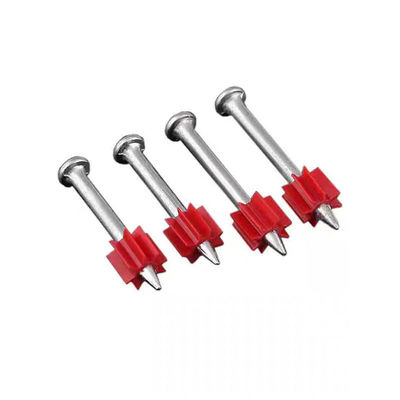 NS301 301T PD Νυχιά με κόκκινο φλάουτο Smooth Shank 60 Steel Shooting Beton Nails
