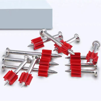 NS301 301T PD Νυχιά με κόκκινο φλάουτο Smooth Shank 60 Steel Shooting Beton Nails