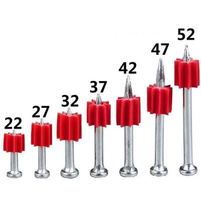 NS301 301T PD Νυχιά με κόκκινο φλάουτο Smooth Shank 60 Steel Shooting Beton Nails