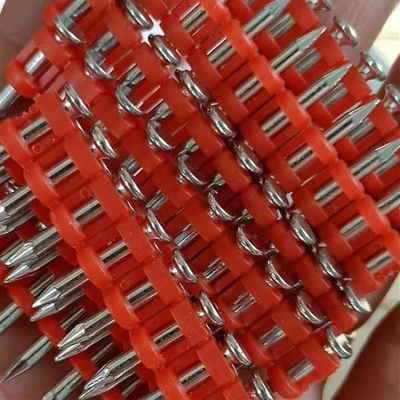 6.3mm Πλατεία κεφαλής αέριο Κεράκια σκυροδέματος Κλειδιά πλαστικών ταινιών για δομικά υλικά