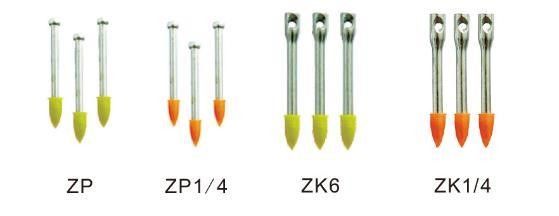 3.7mm Διαμέτρου Σκέλου ZK 1/4 Σφραγίδα Οδήγησης Eyelet με Σφραγίδες Μεγάλης Ταχύτητας και Τρύπα Μάτι