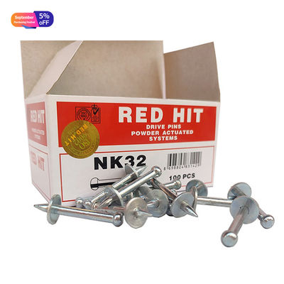 Τυποποιημένο χάλυβα ISO Red Hit NK32 Drive Pin με μεταλλικά νήματα πλυντηρίου
