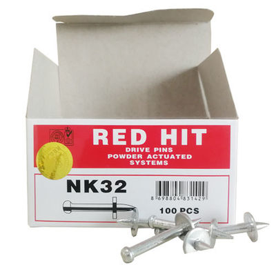 Τυποποιημένο χάλυβα ISO Red Hit NK32 Drive Pin με μεταλλικά νήματα πλυντηρίου