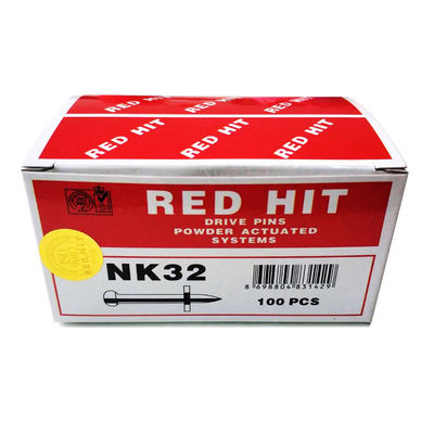3.7mm Shake Dia. NK32 Shooting Nail Drive Pin με μεταλλικό πλυντήριο 12mm Ενσωμάτωση