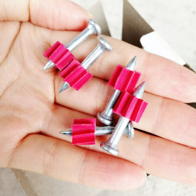 Λεπτό Σκανκ 7,6mm/.300 "Διάμετρος κεφαλιού Ζυγισμένες επιχρισμένες καρφίτσες για ράμσετ και σκυρόδεμα