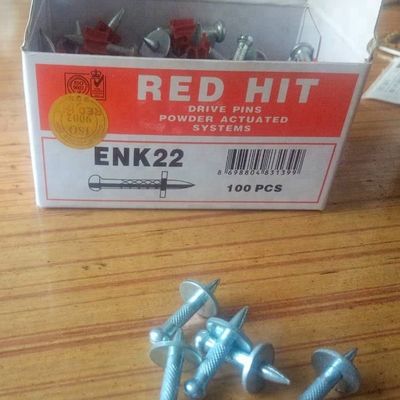 Ασφαλίστε την οροφή σας με 32mm RED HIT Beton Nail Ceiling Clips και 12mm Washer Dia