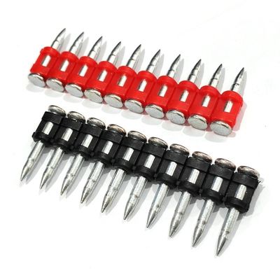 ISO Standard Gas Pin Forged Nail για σκληρό σκυρόδεμα και χαλύβδινη πλάκα μήκος 16-38mm
