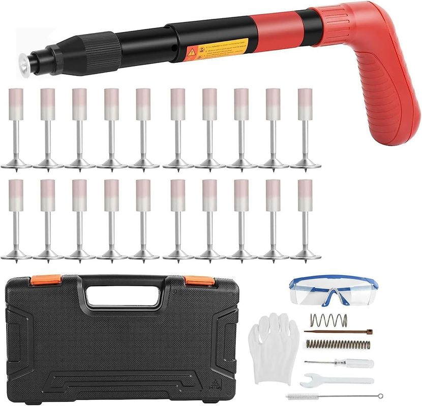 Δυνατό τοίχωμα σκυροδέματος Nail Gun με βελτιωμένο σχεδιασμό μικρού κεφαλιού και χειροκίνητη πηγή ενέργειας