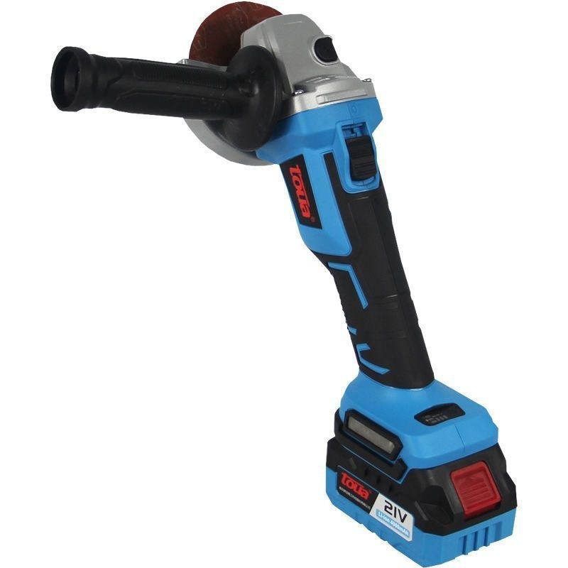 Μέγιστη ταχύτητα του κινητήρα 8500RPM επαναφορτιζόμενο 21V Brushless Angle Grinder για το κόψιμο και την γυάλωση