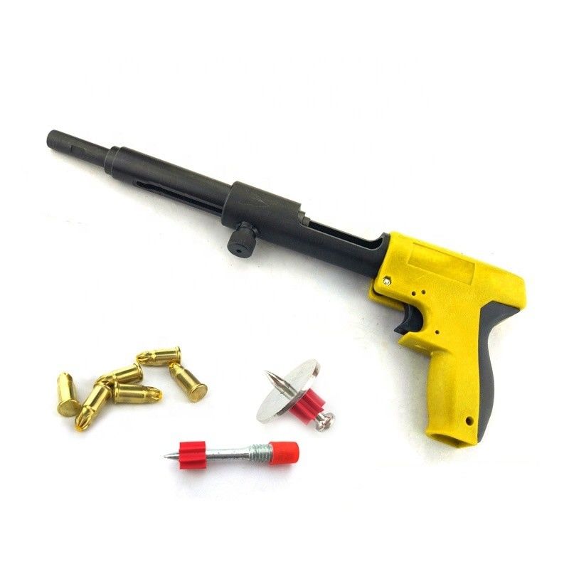 Λαϊκό μπλε χρώμα σκυρόδεμα ατσάλινα Nail Gun ισχυρή χωρητικότητα 335mm μήκος κατασκευασμένο