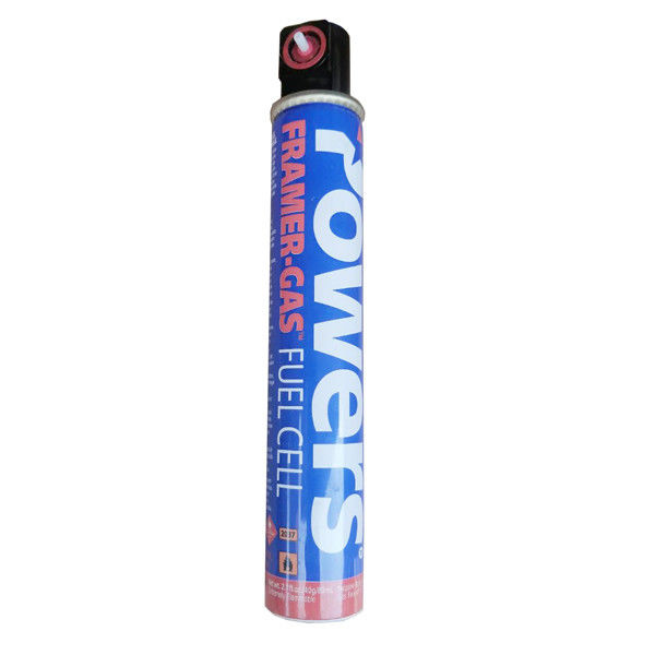 Ονομαστική χωρητικότητα 45g/80ml μπουκάλια φυσικού αερίου Spit 800 για ηλεκτρικά εργαλεία φυσικού αερίου όπλα 18 μήνες EXP