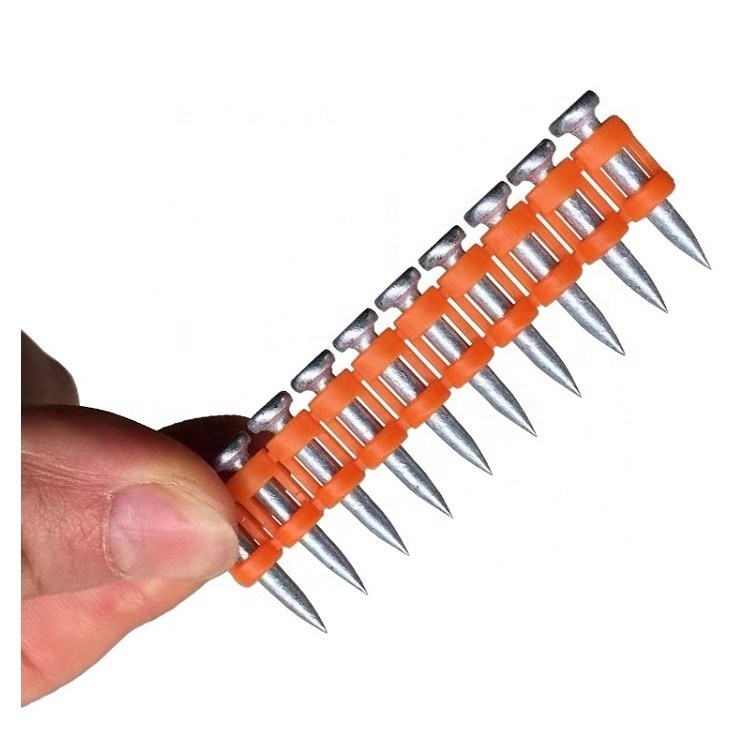 6.3mm Διαμέτρου κεφαλιού 19mm 22mm Συγκεντρωμένα καρφιά από σκυρόδεμα για το κτίριο και την κατασκευή