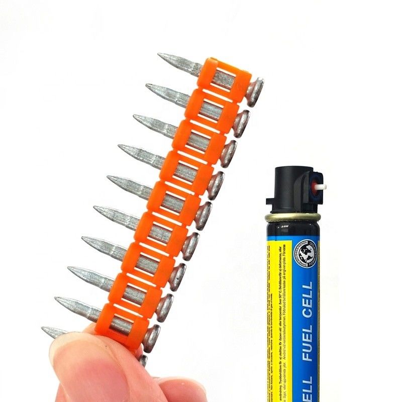 32mm Συγκεντρωμένη κίνηση αερίου καρφίτσες Strip Gas Nails Η ιδανική λύση για καρφίτσες σκυροδέματος