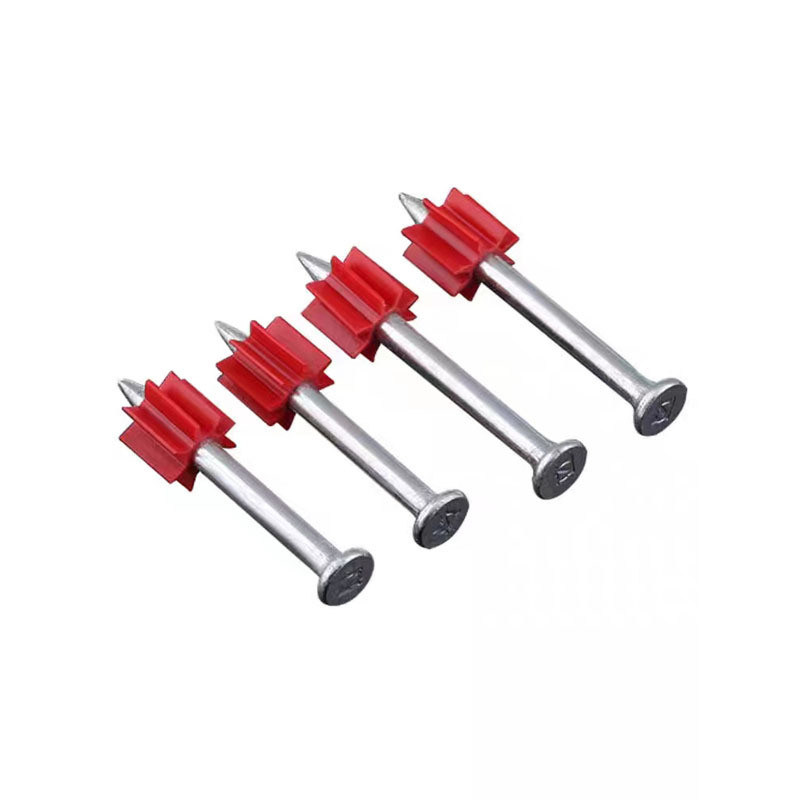 NS301 301T PD Νυχιά με κόκκινο φλάουτο Smooth Shank 60 Steel Shooting Beton Nails