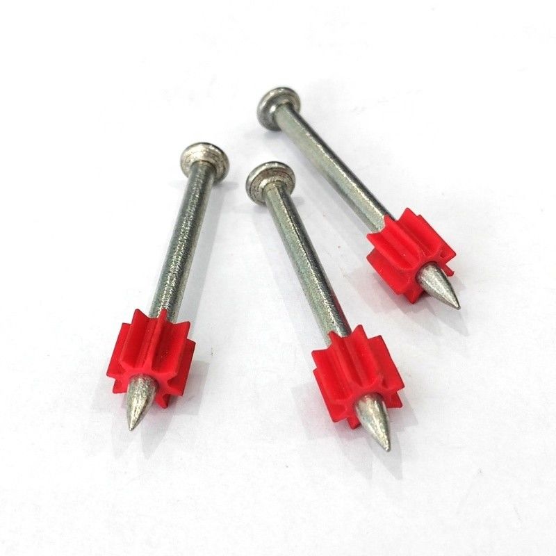 PD52 52mm Steel Head Drive Pin για σκυροδέματα για τοποθέτηση καρφιών σε πυροβολισμούς με σκόνη