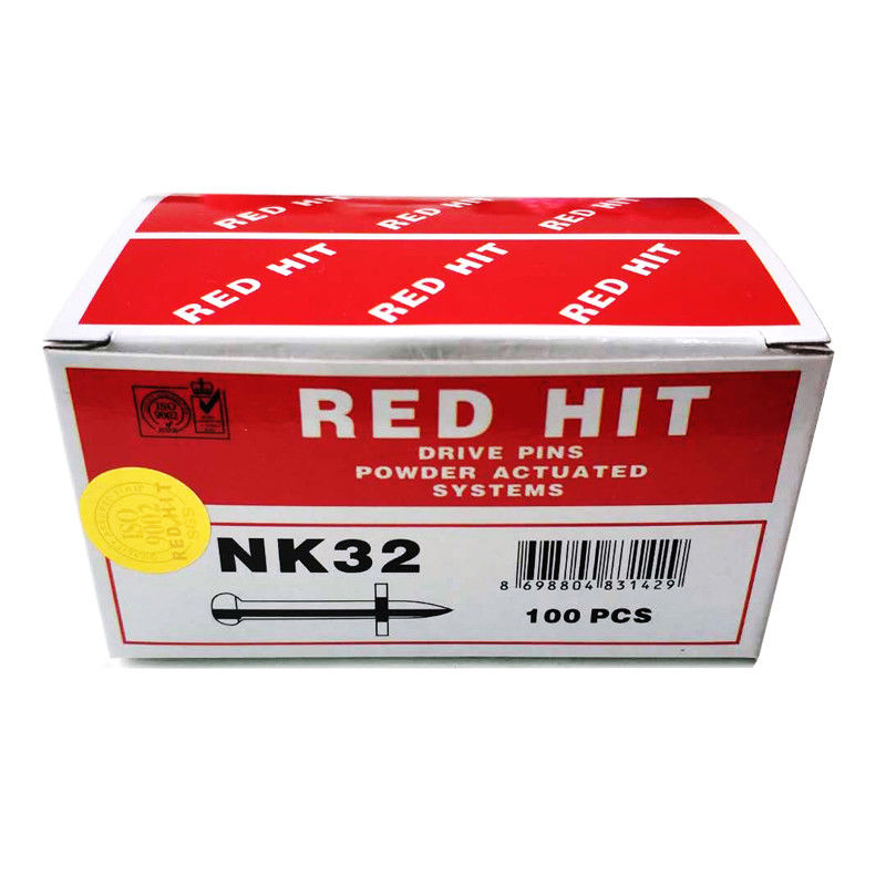 3.7mm Shake Dia. NK32 Shooting Nail Drive Pin με μεταλλικό πλυντήριο 12mm Ενσωμάτωση